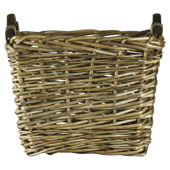 French Decorative Basket, 9" H x 11" W x 8.5" D