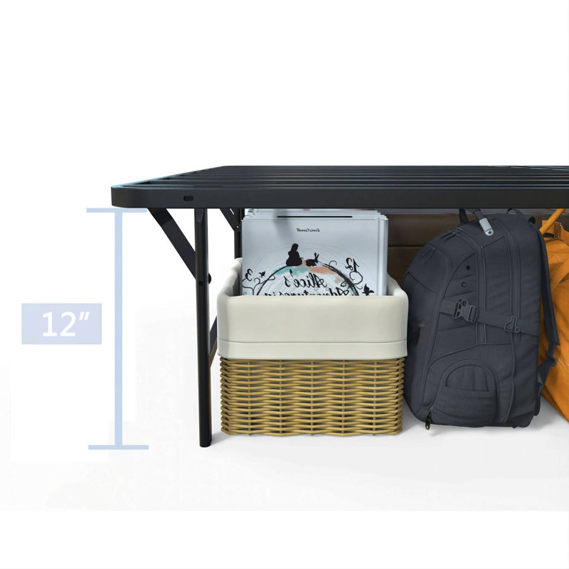 Otley 14" Steel Folding Bed, King