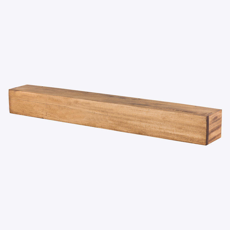 Manteau de cheminée Modern Farmhouse, 60", Chêne vieilli, 6.25"