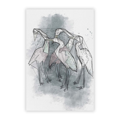 Heron Birds - Frameless Print