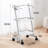 3-tier Utility Cart With Wheels Metal Rolling Cart Beauty Salon Trolley
