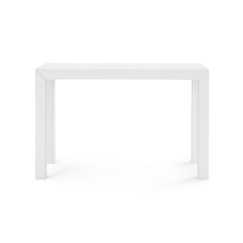 Parsons 48'' W Console Table, White