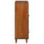 Solid Wood Rectangle Accent Cabinet