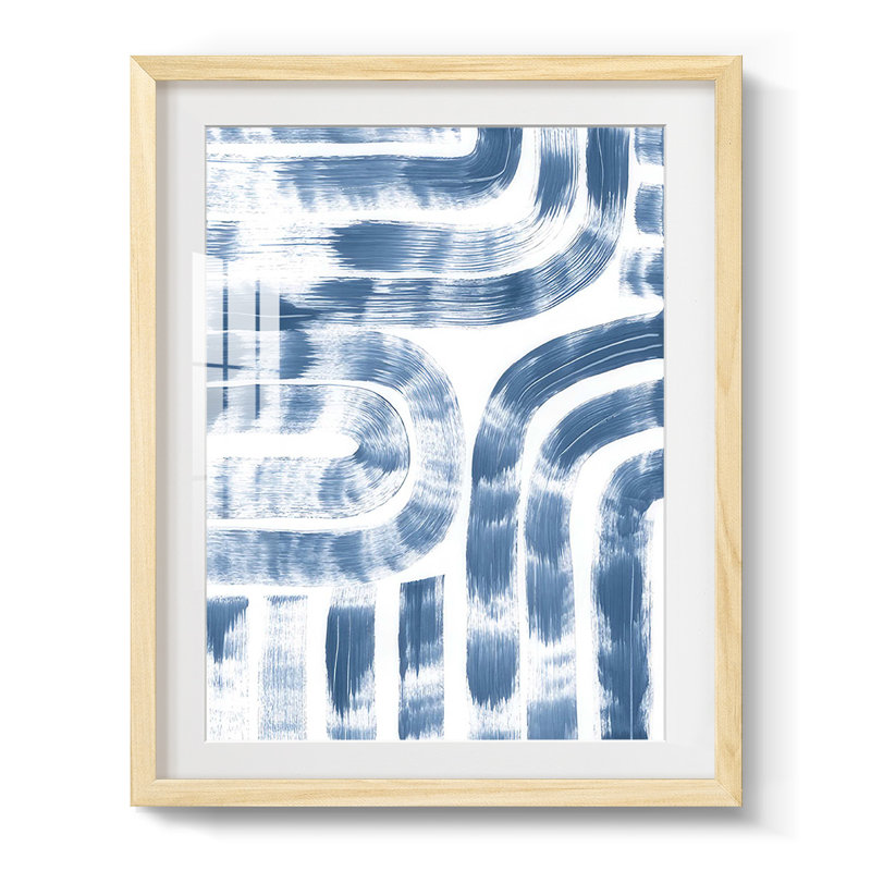 Dye Maze I - impression encadrée, Naturel, H 28,5 po x l 20,5 po