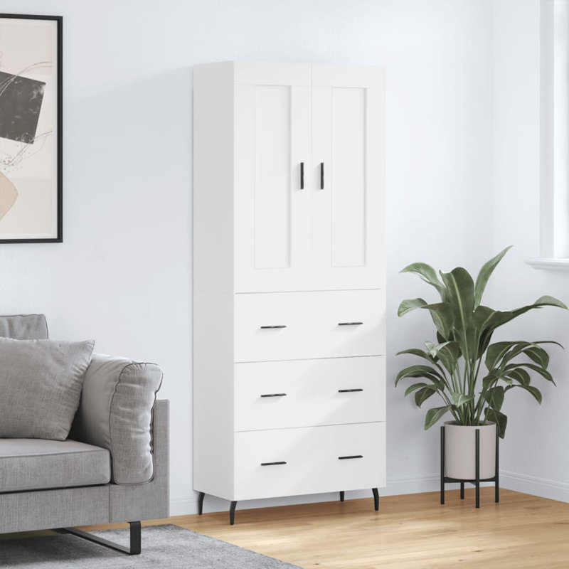 69.5cm Sideboard, White