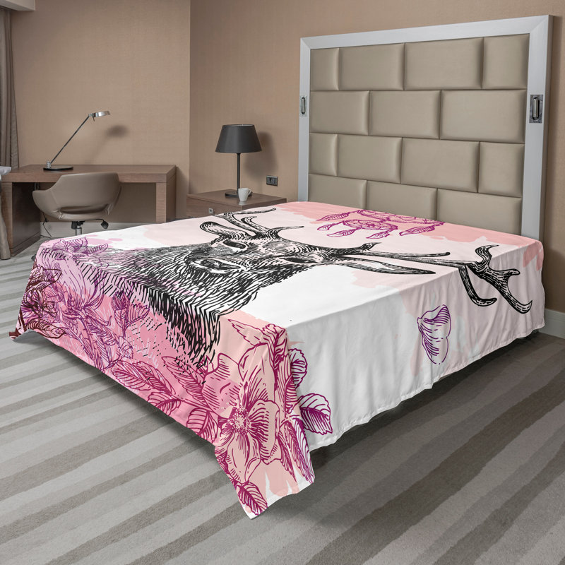 Drap plat Ambesonne, Drap plat pour très grand lit californien