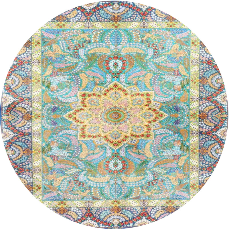 Chelsea-Lee Oriental Indoor Rug, Round 3'