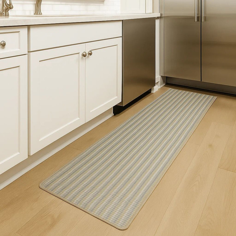 Rectangle Striped Area Rug, 66cm x 110cm