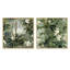 Genica - Ensemble de 2 collages carrés tropicaux-101862248-101862246
