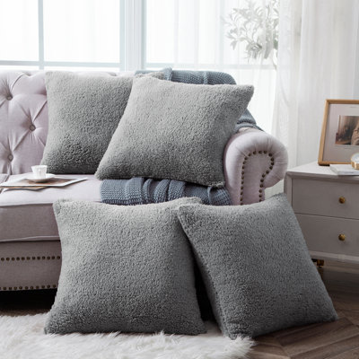 Ascent Sherpa Square Pillow Cover