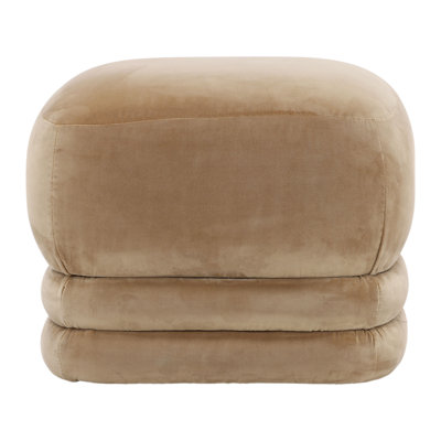 Maeva Upholstered Ottoman, Camel