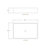 19.7'' Black Rectangle Vessel Bathroom Sink