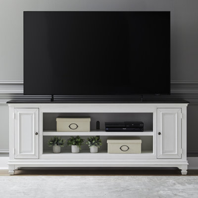 80 Inch TV Console W/ Firebox