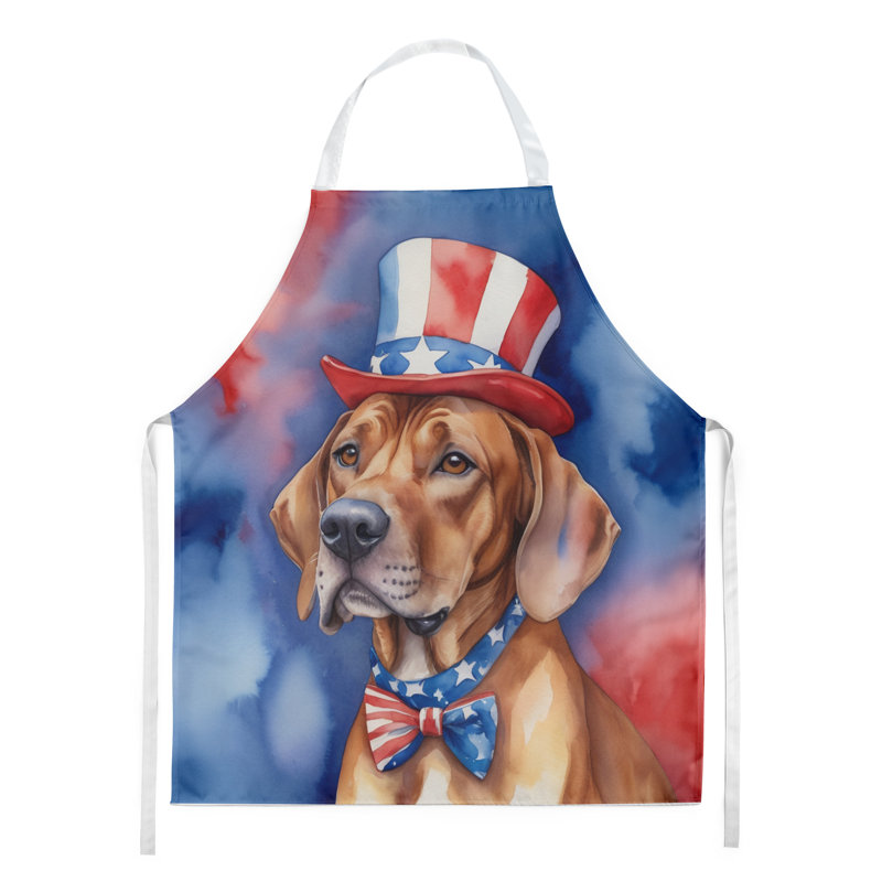Patriotic American Apron, Rhodesian Ridgeback