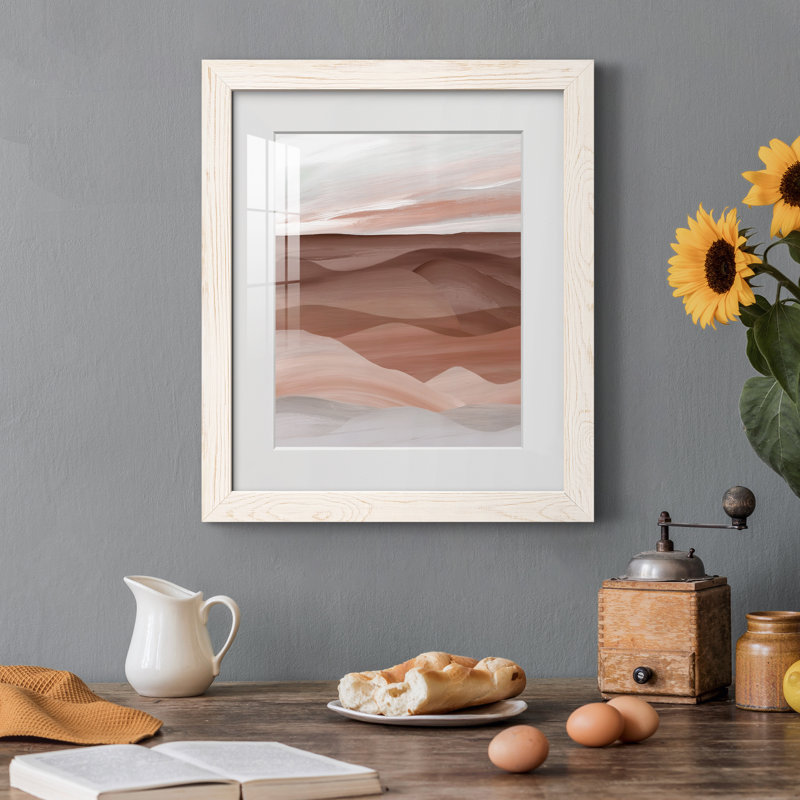 Sedona Valley - peinture encadrée, H 24 po x l 18 po x P 1,5 po, Papier encadré blanc