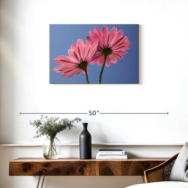 Harnek Blue Sky Flowers, 20" H x 30" W
