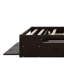 Revollo Wood Queen Size Platform Bed with Storage Headboard, Shoe Rack, and 4 Drawers-950970686