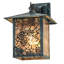 Seneca Lotus Leaf And Dragonfly 1 - Light Outdoor Wall Lantern