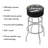 Swivel Upholstered Counter Stool with Metal Frame