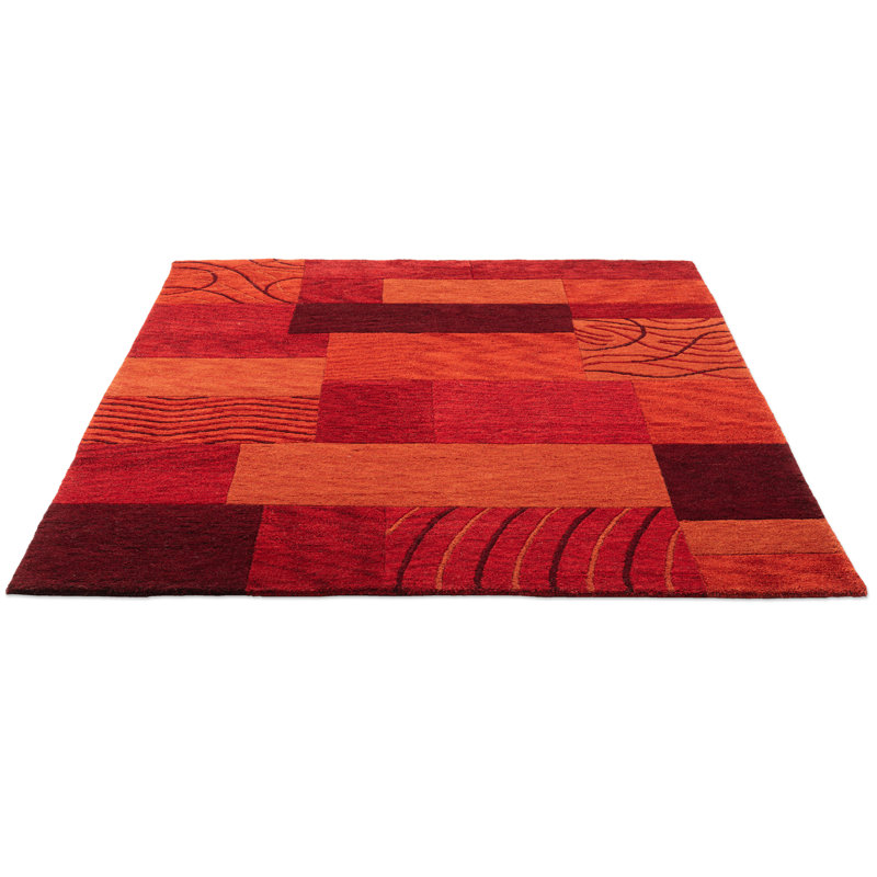 Handmade Wool Carpet, Rectangular 140cm x 200cm