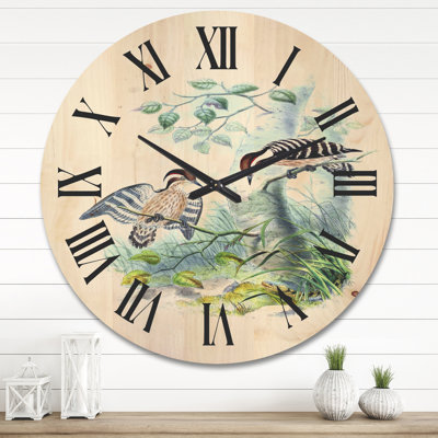 Solid Wood Wall Clock