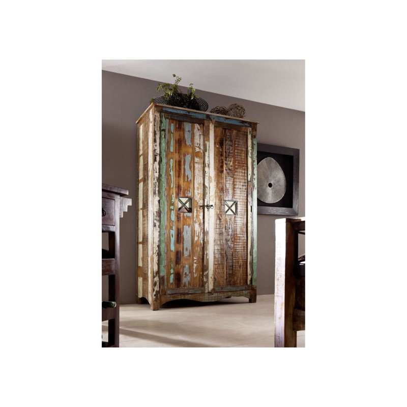Nature Of Spirit 2 Door Solid Wood Wardrobe
