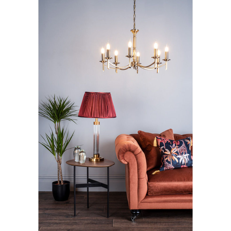 Amplas 8 - Light Candle Style Chandelier