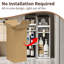 Mince armoire de rangement pour salle de bain 18cm