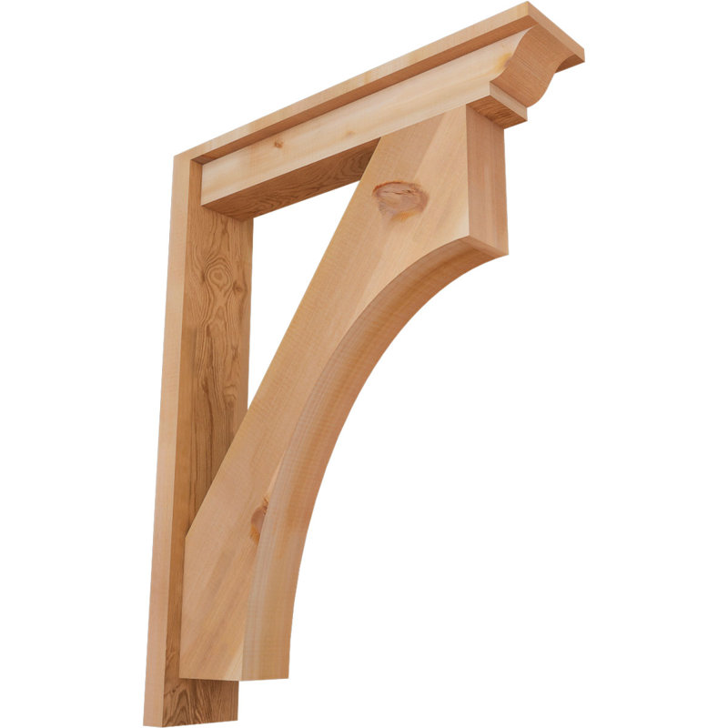 Persienne en bois Westlake, P 26 po x H 34 po, Cèdre rouge de l'Ouest l 5 1/2 po (lisse)