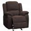 Fauteuil inclinable et oscillant avec accoudoirs coussinés
