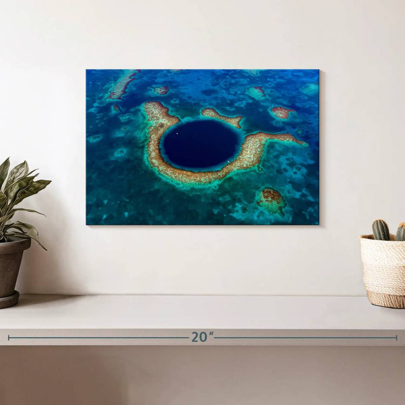 Nicci Belize's The Great Blue Hole, H 8 po x l 12 po
