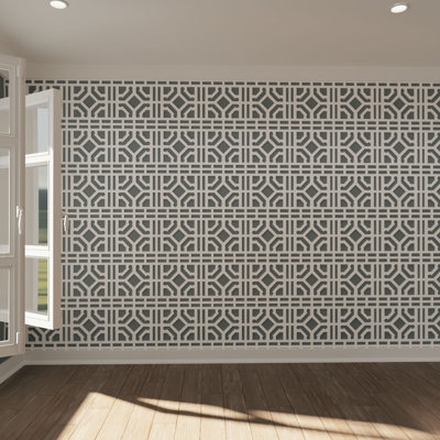 Addison Decorative Fretwork Wall Panels, Medium, 15 3/8"W x 15 3/8"H x 3/8"T, Architectural Grade PVC