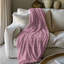 Couverture sherpa rose 1 pièce-100514546