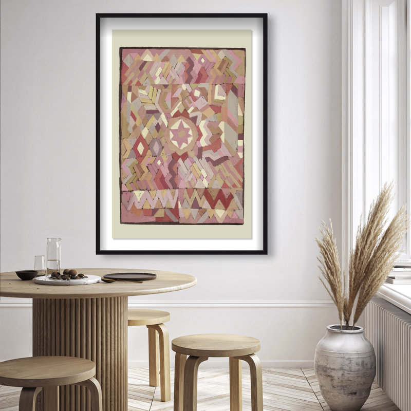 Tapestry Boehme Print by Oliver Gal, 25.5"H x 17.5"W, Black Shadowbox