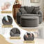 Chaise longue surdimensionnée avec repose-pieds 53,15 po-160127553