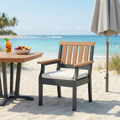 Chaise de salle à manger avec coussins Eastlake