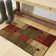 Beunka Tan/Red Modern Geometric Area Rug