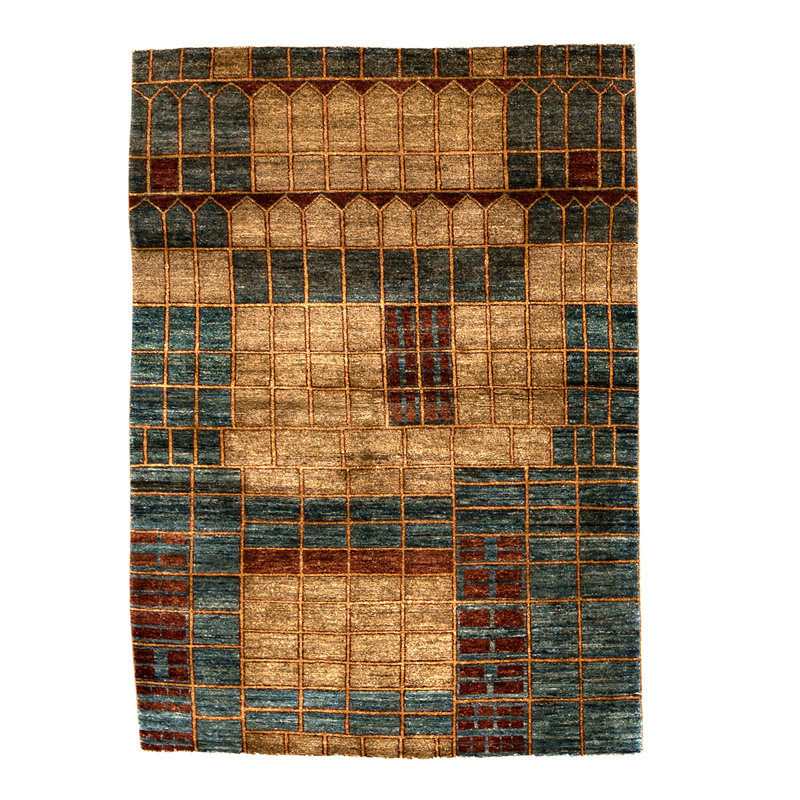 Wool Geometric Area Rug