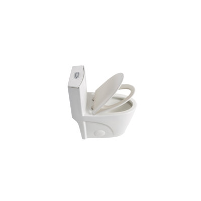 Glossy White Toilet, 1.1/1.6 Dual Flush, Elongated Bowl, Comfort Chair Seat, Height Ceramic Toilet With Flush System, , Height, Soft Close 001