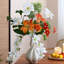 Ornements de fleurs simulées