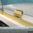 44 - 48 in. W x 71 in. H Pivot Semi-Frameless Sliding Shower Door in with SGCC Tempered Glass-115380558-115380556