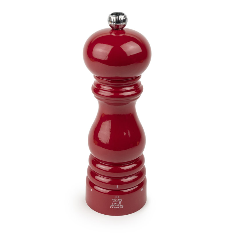 Peugeot Saveurs, Paris U'Select - Salt Mill, 18cm H x 5.9cm W x 5.9cm D, Rouge Passion