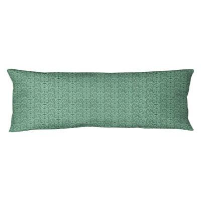 Coussin lombaire damassé troisième oeil