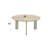 Ingram Ceramic Top & Light Gray Finish Coffee Table-125534453