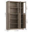 Bibliothèque standard H 69 po - Bibliothèque de rangement à 5 niveaux-1785489700