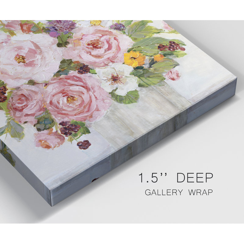 Becoming Blush I-Premium Gallery Wrapped Canvas - Ready To Hang - Wrapped Canvas Print, 40" H x 40" W x 1.5" D