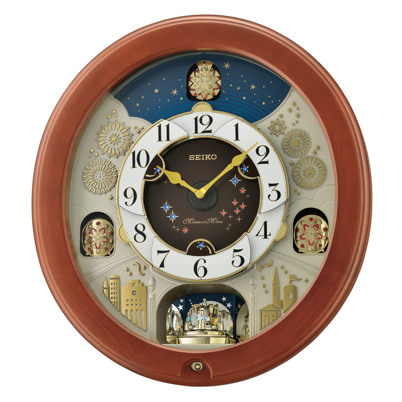 Seiko QXM376BRH MIM-Wall, Quartz, Brown