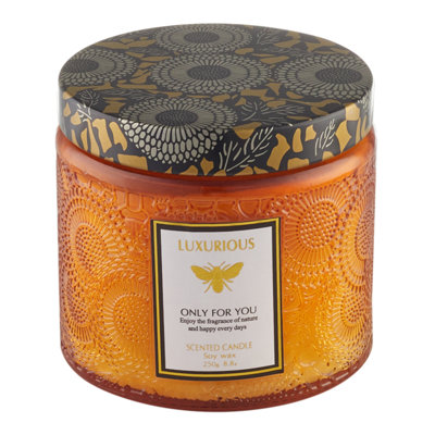 Citrus Scented Unscented Flameless Pillar Candle