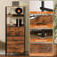 128.5cm H x 51.5cm W Metal Standard Bookcase-1643050812