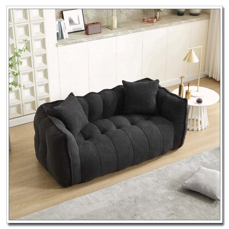 Chenille Fabric Bean Bag Sofa